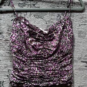 Floral Purple Women's Top